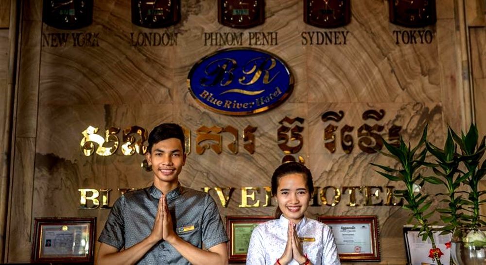 Blue River Hotel Phnom Penh Bagian luar foto